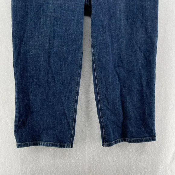 Charter Club Jeans Women's Sz 8P Blue Laura Fit Straight High-Rise Stretch Denim - Picture 7 of 11